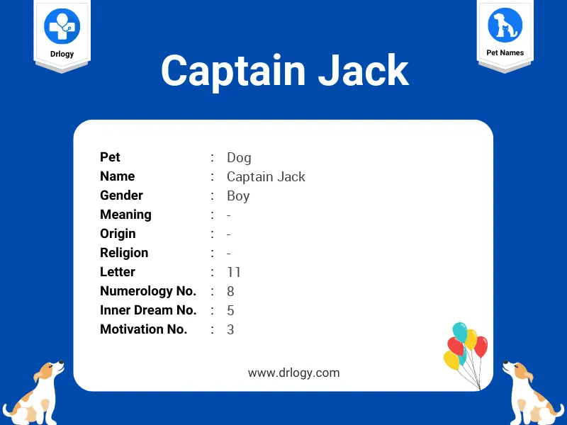 Captain Jack Name Meaning